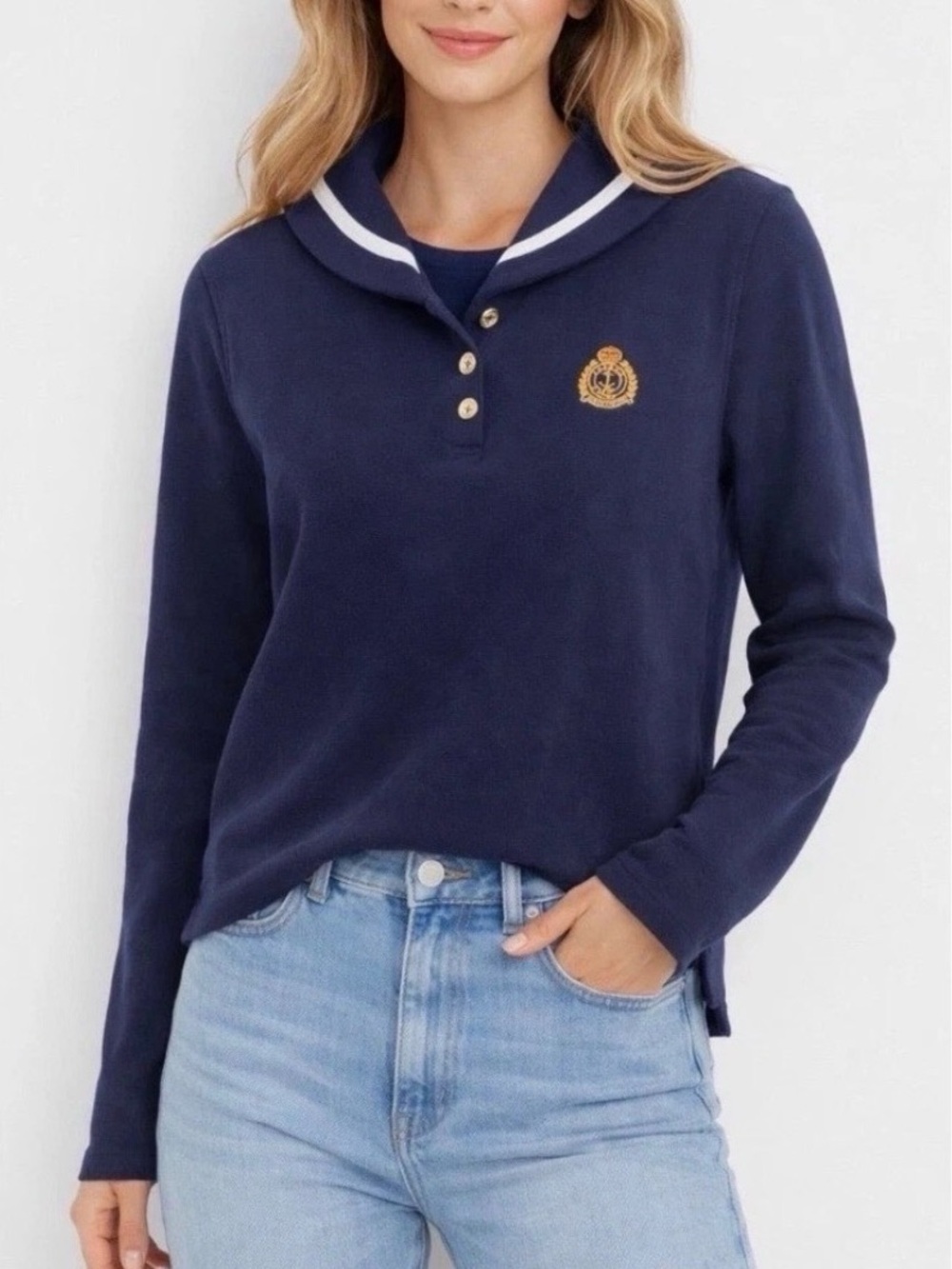 Vintage Lauren Jeans Women’s Ralph Lauren Nautical Sailor Sweatshirt